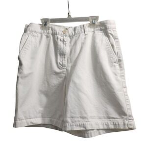 Lauren Ralph‎ Lauren Size 10 Authentic Dry Goods Co. White Cotton Shorts